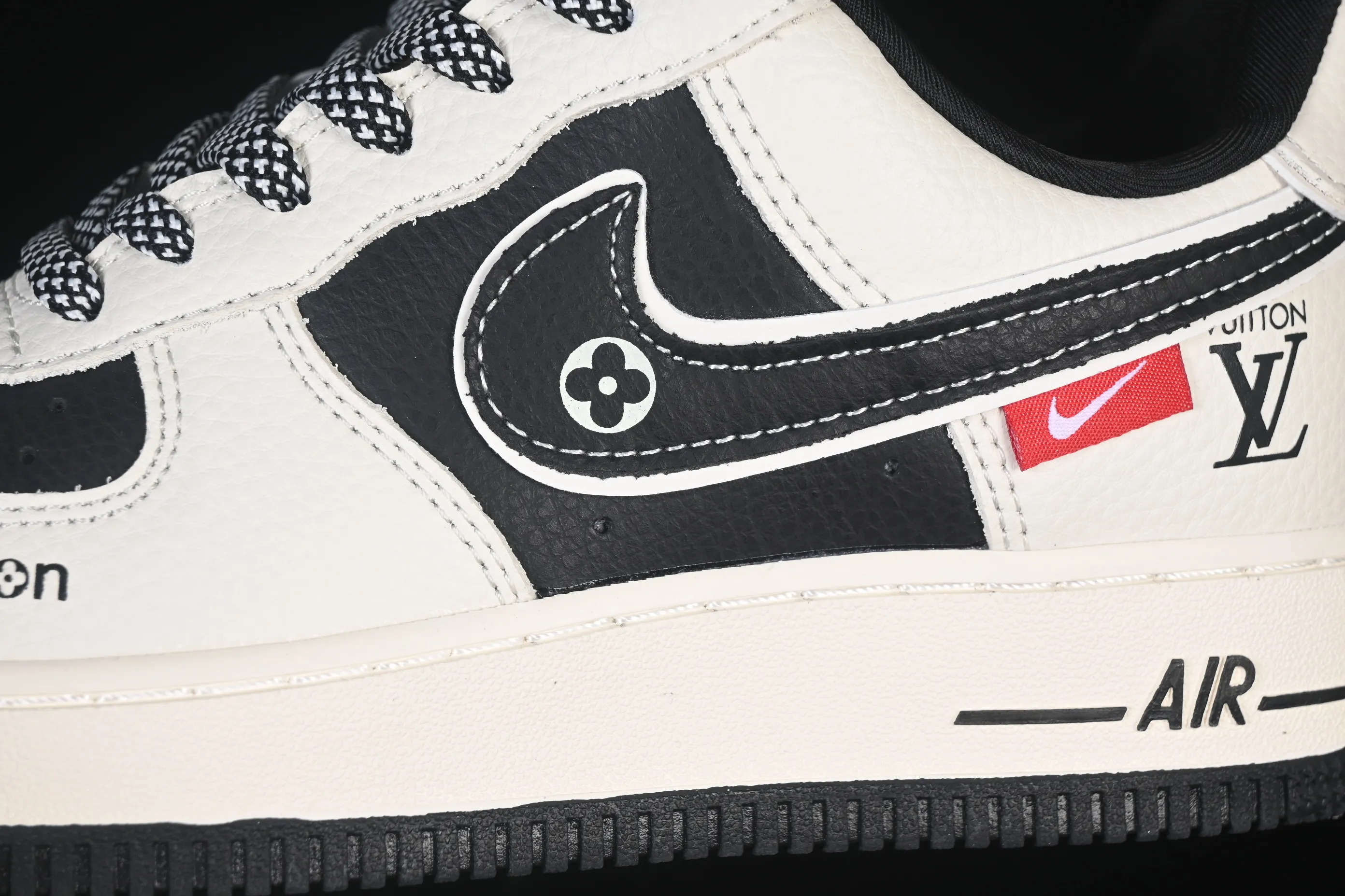 All categories Nk Air Force 1 Air Force series Nk Air Force 1 Low Air Force low-top Nike Air Force 1'07 Low LV joint beige print Air Force 1 low-top casual sneakers DD1982-321